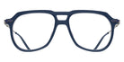 Matsuda® M2073 MTD M2073 Matte Navy/Antique Silver 54 Eyeglasses - Matte Navy/Antique Silver