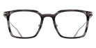 Matsuda® M2074 MTD M2074 Black Stripe/Brushed Silver 49 Eyeglasses - Black Stripe/Brushed Silver