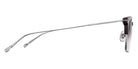 Matsuda® M2075 Sunglasses - Black/Brushed Silver/Grey Gradient