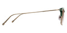 Matsuda® M2075 Sunglasses - Matte Bottle Green/Antique Gold/Brown Gradient