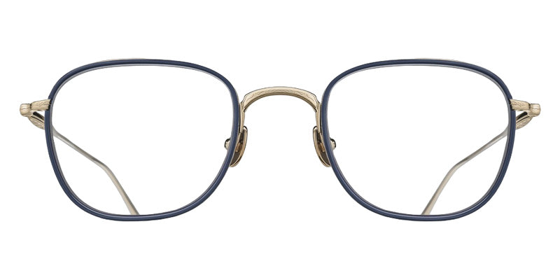 Matsuda® M3090-I MTD M3090-I Brushed Gold/Navy 50 Eyeglasses - Brushed Gold/Navy
