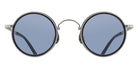 Matsuda® M3100-I MTD M3100-I Antique Silver/Navy 45 Sunglasses - Antique Silver/Navy/Cobalt Blue