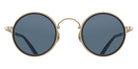 Matsuda® M3100-I MTD M3100-I Brushed Gold/Matte Black 45 Sunglasses - Brushed Gold/Matte Black/Blue Grey