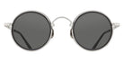 Matsuda® M3100-I MTD M3100-I Palladium White/Matte Black 45 Sunglasses - Palladium White/Matte Black/Grey
