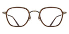 Matsuda® M3101-I MTD M3101-I Antique Gold/Dark Brown 50 Eyeglasses - Antique Gold/Dark Brown