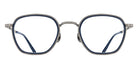 Matsuda® M3101-I MTD M3101-I Antique Silver/Navy 50 Eyeglasses - Antique Silver/Navy