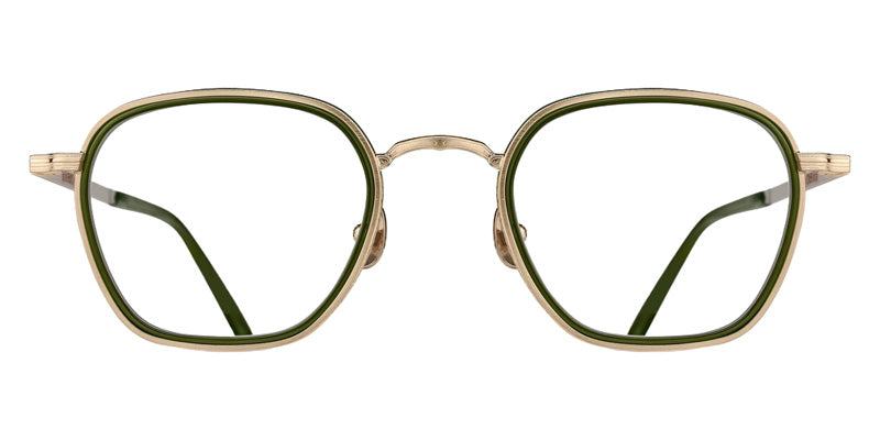 Matsuda® M3101-I MTD M3101-I Brushed Gold/Green 50 Eyeglasses - Brushed Gold/Green