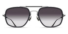 Matsuda® M3123 MTD M3123 Brushed Silver/Matte Black/Grey Gradient 55 - Brushed Silver/Matte Black / Grey Gradient Sunglasses