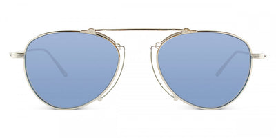 Matsuda® M3130 MTD M3130 Palladium White/Cobalt Blue 53 - Palladium White / Cobalt Blue Sunglasses