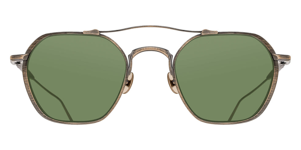 Matsuda® M3145 MTD M3145 Antique Gold/Sage Green 50 Sunglasses - Antique Gold/Sage Green