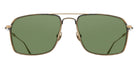 Matsuda® M3146 MTD M3146 Antique Gold 57 Sunglasses - Antique Gold/Sage Green