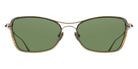 Matsuda® M3147 MTD M3147 Antique Gold 55 Sunglasses - Antique Gold/Sage Green