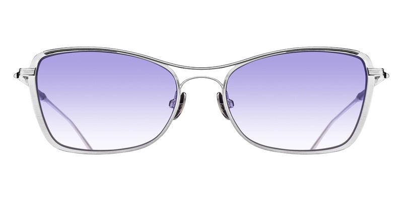 Matsuda® M3147 MTD M3147 Brushed Silver 55 Sunglasses - Brushed Silver/Café Blue Gradient