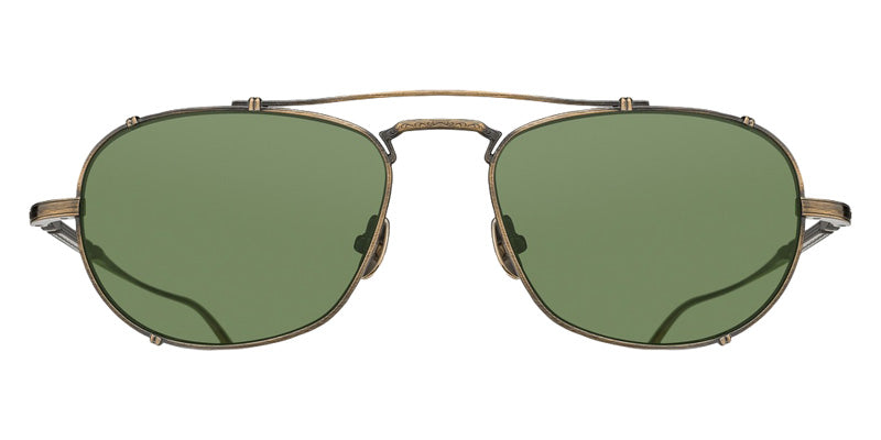 Matsuda® M3151 MTD M3151 Antique Gold 54 Sunglasses - Antique Gold/Sage Green
