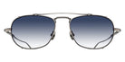 Matsuda® M3151 MTD M3151 Antique Silver 54 Sunglasses - Antique Silver/Blue Grey Gradient