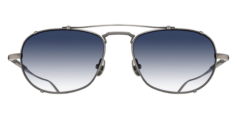 Matsuda® M3151 MTD M3151 Antique Silver 54 Sunglasses - Antique Silver/Blue Grey Gradient