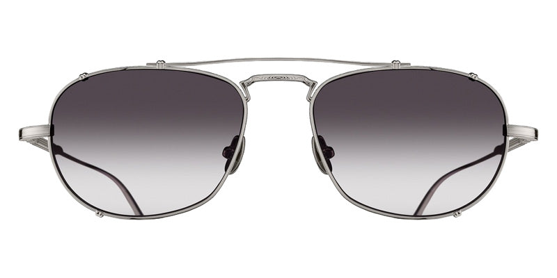 Matsuda® M3151 MTD M3151 Palladium White 54 Sunglasses - Palladium White/Grey Gradient