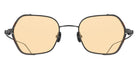 Matsuda® M3153 MTD M3153 Matte Black 49 Sunglasses - Matte Black/Café Orange