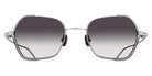 Matsuda® M3153 MTD M3153 Palladium White 49 Sunglasses - Palladium White/Grey Gradient