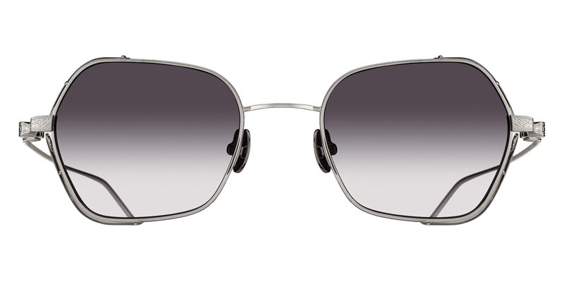 Matsuda® M3153 MTD M3153 Palladium White 49 Sunglasses - Palladium White/Grey Gradient