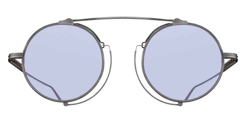 Matsuda® M3154 MTD M3154 Antique Silver 46 Sunglasses - Antique Silver/Café Blue