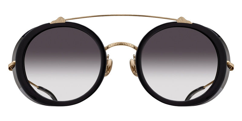 Matsuda® M3155 MTD M3155 Brushed Gold/Black 48 Sunglasses - Brushed Gold/Black/Grey Gradient