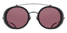 Matsuda® M3155 MTD M3155 Ruthenium/Matte Black 48 Sunglasses - Ruthenium/Matte Black/Brunello Red