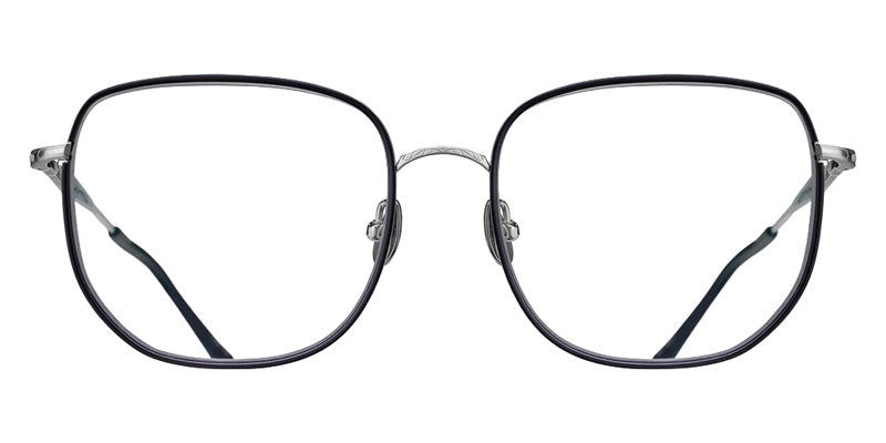 Matsuda® M3158 MTD M3158 Brushed Silver/Matte Black 54 Eyeglasses - Brushed Silver/Matte Black