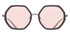 Matsuda® M3162 MTD M3162 Ruthenium/Matte Black 54 Sunglasses - Ruthenium/Matte Black/Café Pink