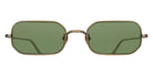 Matsuda® M3163 MTD M3163 Antique Gold 53 Sunglasses - Antique Gold/Sage Green