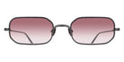 Matsuda® M3163 MTD M3163 Matte Black 53 Sunglasses - Matte Black/Rose Gradient