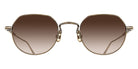 Matsuda® M3167 MTD M3167 Antique Gold 49 Sunglasses - Antique Gold/Khaki Gradient