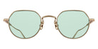 Matsuda® M3167 MTD M3167 Brushed Gold 49 Sunglasses - Brushed Gold/Café Green
