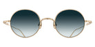 Matsuda® M3168 MTD M3168 Brushed Gold 46 Sunglasses - Brushed Gold/Blue Gradient