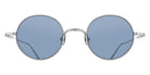 Matsuda® M3168 MTD M3168 Brushed Silver 46 Sunglasses - Brushed Silver/Cobalt Blue