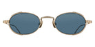 Matsuda® M3169 MTD M3169 Brushed Gold 50 Sunglasses - Brushed Gold/Blue Grey