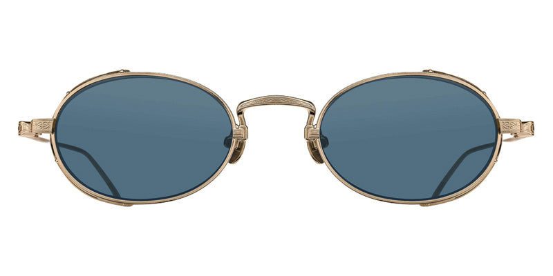 Matsuda® M3169 MTD M3169 Brushed Gold 50 Sunglasses - Brushed Gold/Blue Grey