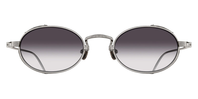 Matsuda® M3169 MTD M3169 Palladium White 50 Sunglasses - Palladium White/Grey Gradient