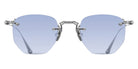 Matsuda® M5006 Sunglasses - Palladium White/Cobalt Blue