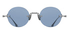 Matsuda® M5007 Sunglasses - Palladium White/Cobalt Blue