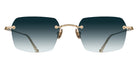 Matsuda® M5008 MTD M5008 Brushed Gold/Blue Gradient 51 Sunglasses - Brushed Gold/Blue Gradient