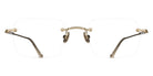 Matsuda® M5008 MTD M5008 Brushed Gold/Clear Lens 51 Eyeglasses - Brushed Gold