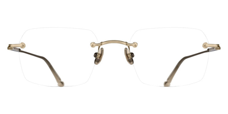 Matsuda® M5008 MTD M5008 Brushed Gold/Clear Lens 51 Eyeglasses - Brushed Gold