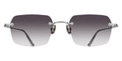 Matsuda® M5008 MTD M5008 Brushed Silver/Grey Gradient 51 Sunglasses - Brushed Silver/Grey Gradient