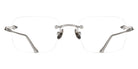 Matsuda® M5008 MTD M5008 Brushed Silver/Clear Lens 51 Eyeglasses - Brushed Silver