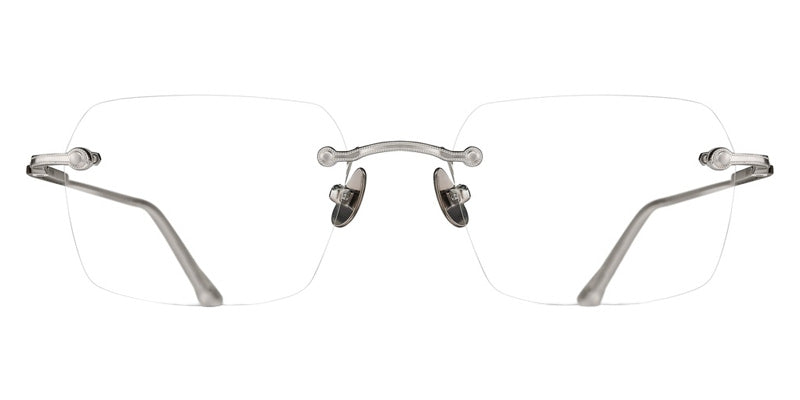 Matsuda® M5008 MTD M5008 Brushed Silver/Clear Lens 51 Eyeglasses - Brushed Silver
