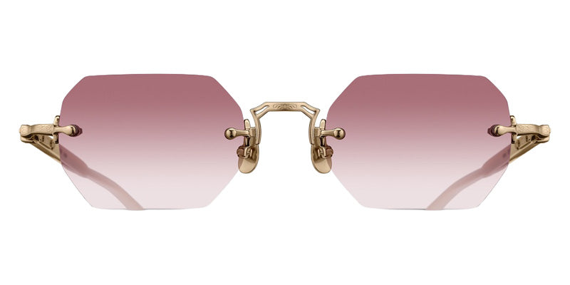 Matsuda® M5010 MTD M5010 Brushed Gold/Milk White 51 Sunglasses - Brushed Gold/Milk White/Rose Gradient