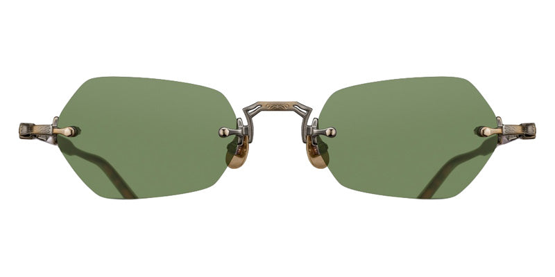 Matsuda® M5011 MTD M5011 Antique Gold/Dark Tortoise 50 Sunglasses - Antique Gold/Dark Tortoise/Sage Green