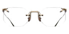 Matsuda® M5012 MTD M5012 Brushed Gold 49 Eyeglasses - Brushed Gold/Geometric Clear Lens