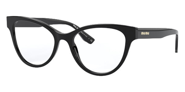 Miu Miu® MU 01TV Eyeglasses MU 01TV 1AB1O1 53 - Black